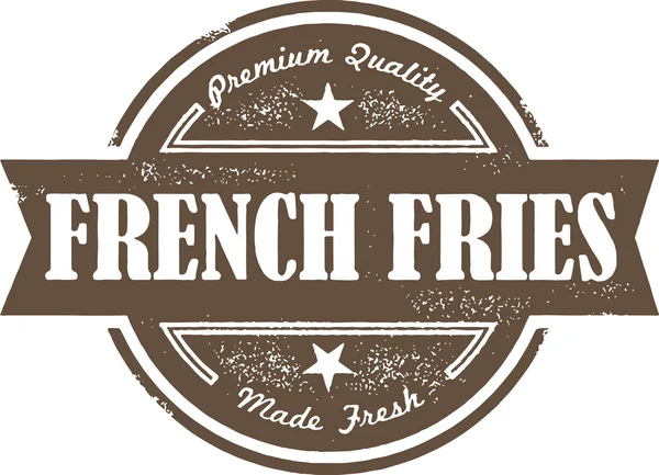 Французская марка меню — стоковый вектор