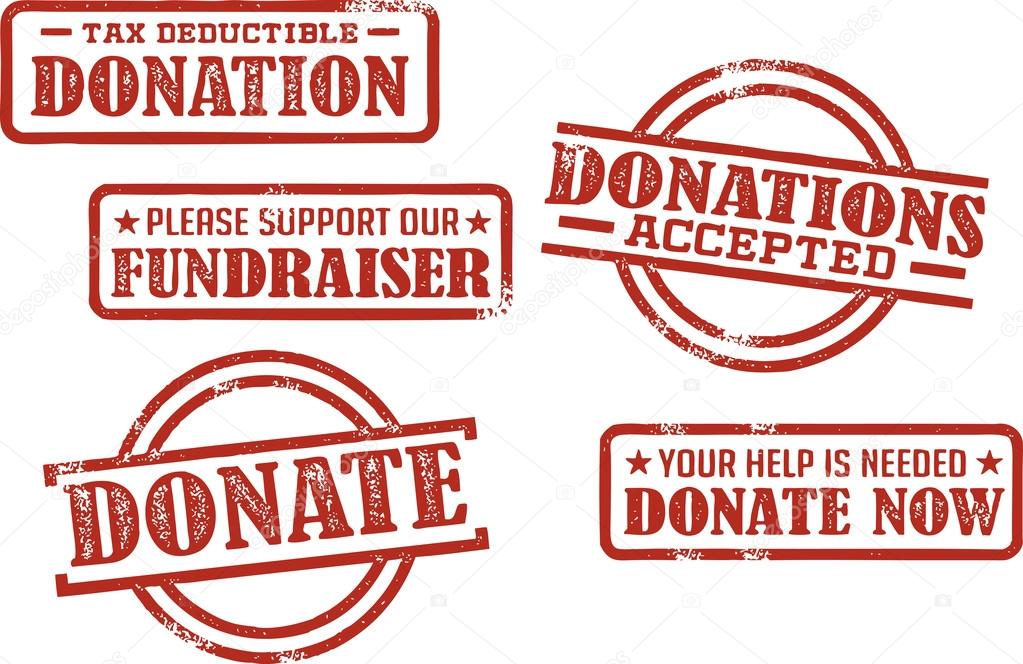 Please donate rubber stamp Royalty Free Vector Image