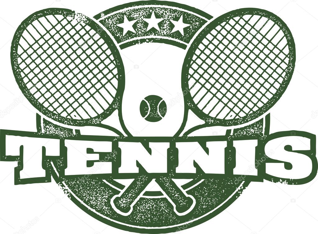 Tenis Deporte Sello Vector de stock por ©daveh900 42848295