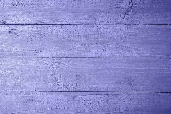 Natural Textured Wooden Planks Painted Craquelure Effect Toned Very Peri — Stock Photo, Image