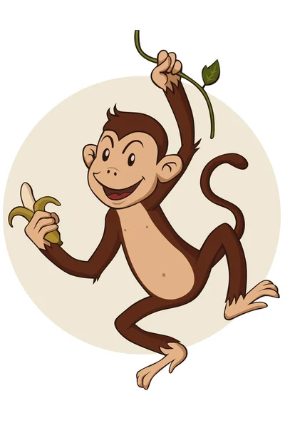 Monkey — Stock Vector