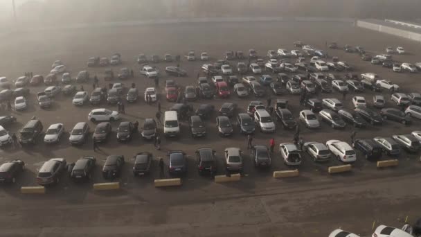 Україна Київ Травня 2021 Року Використовуються Машини Продають Ринок Просто — стокове відео