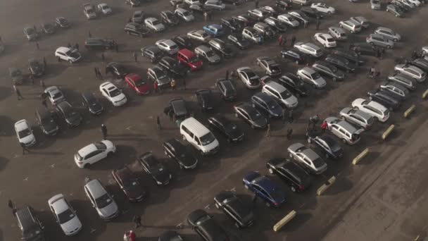 Ukraine Kyiv May 2021 Dealers Sell Used Cars — Stockvideo