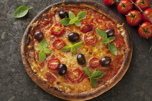 Pizza Margarita — Stockfoto