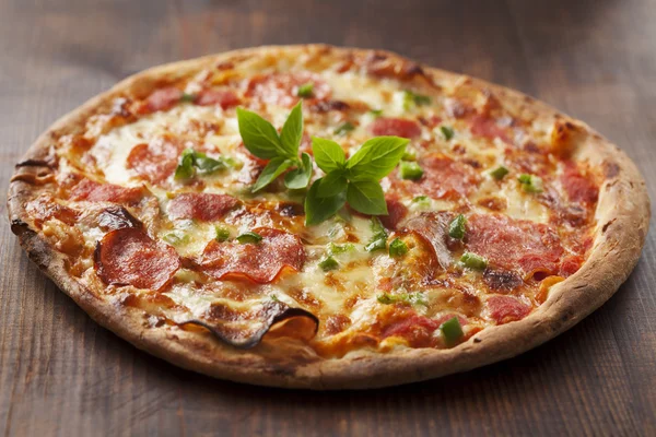 Pepperoni de pizza —  Fotos de Stock