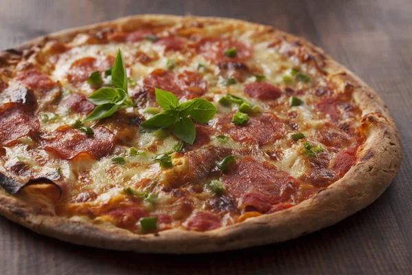 Pepperoni de pizza —  Fotos de Stock
