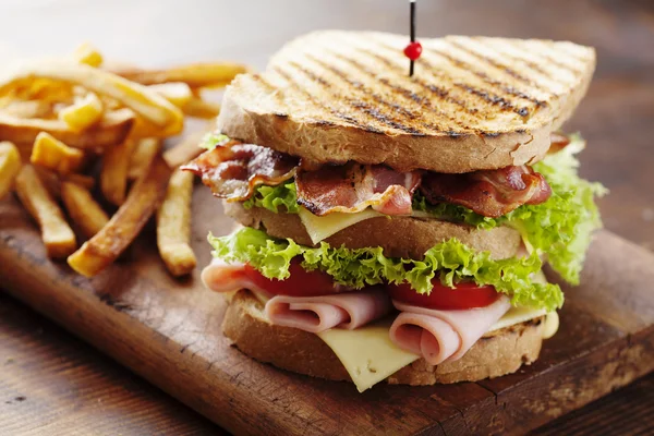 Clube sanduíche — Fotografia de Stock
