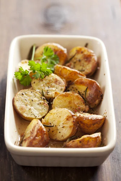 Roast potatoes Royalty Free Stock Photos