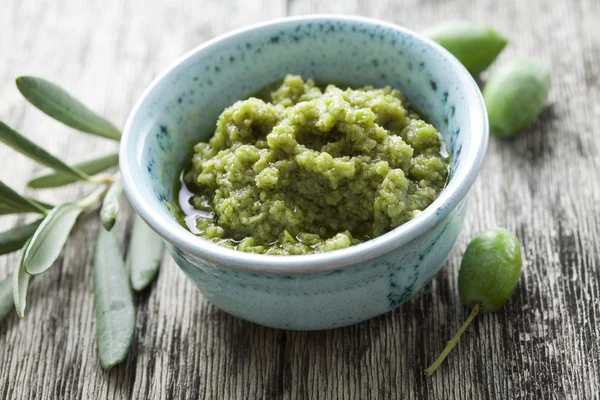 Olive paste — Stock Photo, Image