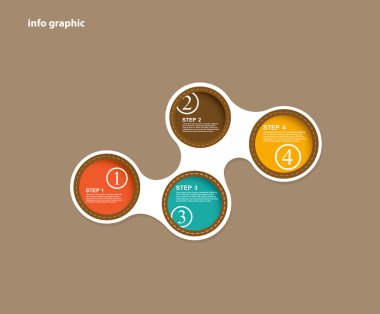 metin için yer bilgi grafik daireler.