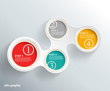 metin için yer bilgi grafik daireler.