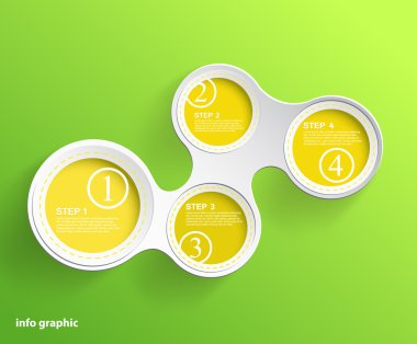 metin için yer bilgi grafik daireler.
