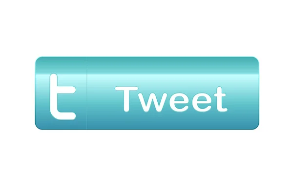Moderní twitter ikonu — Stockový vektor