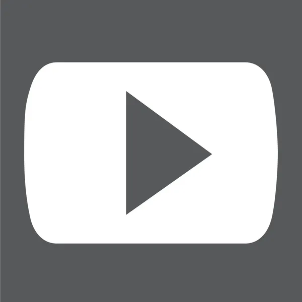 Moderne Youtube-Ikone — Stockvektor