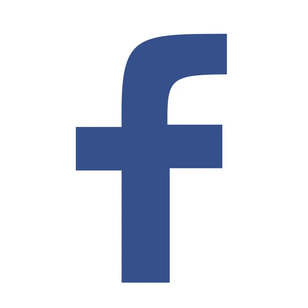 Yeni stil Facebook Icon — Stok Vektör