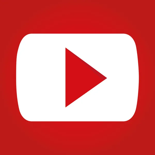 Moderne Youtube-Ikone — Stockvektor
