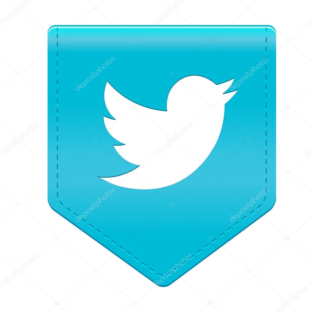 近代的なリボン twitter のアイコン ストックベクター ©bigxteq 43444593, image size:1024x1024