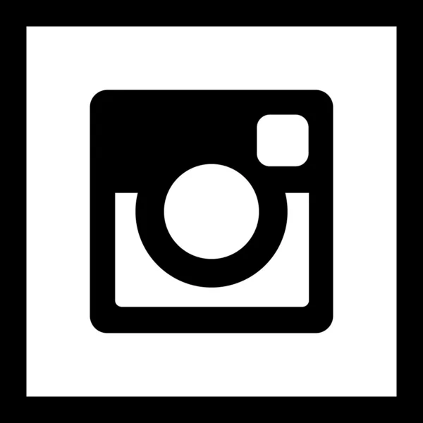 Ícone de instagram web original — Vetor de Stock