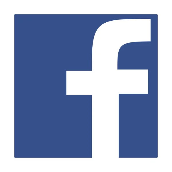 Icona Facebook nuovo stile — Vettoriale Stock