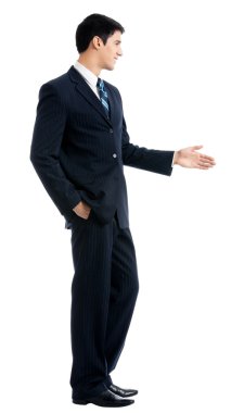 iş adamı izole el sıkışma, yardım etmek