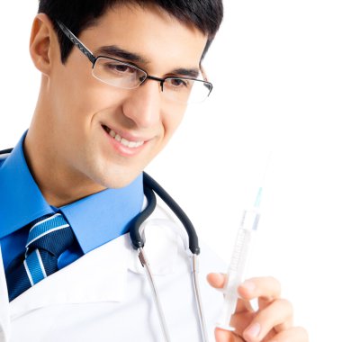 Doktor izole şırınga