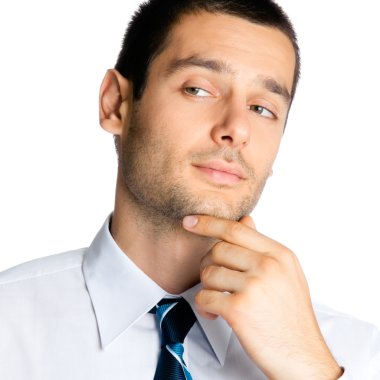 beyaz düşünme işadamı portresi