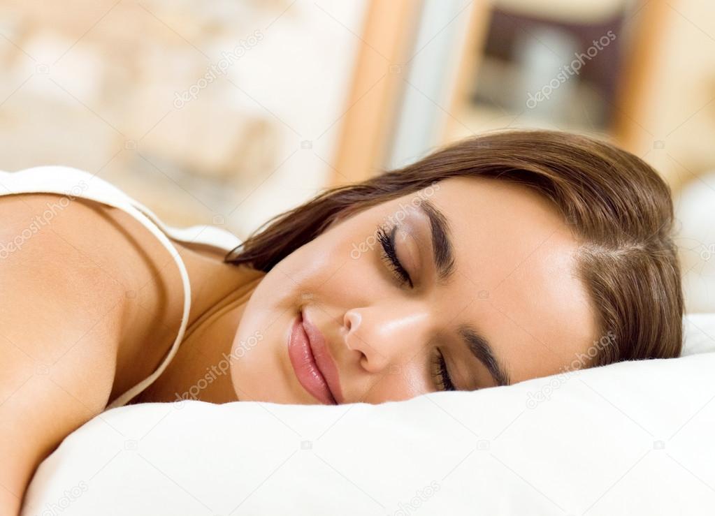 Young woman sleeping