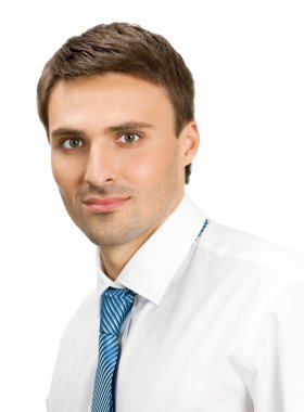 ciddi iş adamı, izole