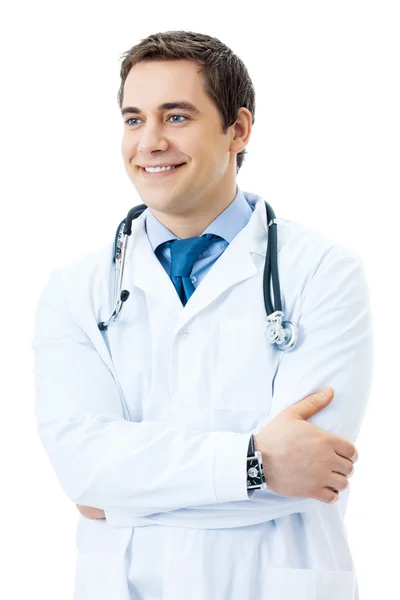 Portrait of happy smiling doctor, isolated Stock Picture