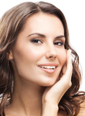 dokunmadan kadın deri veya krem, uygulama izole