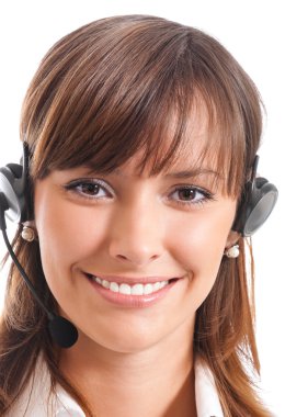 Telefon operatörü kulaklığı, izole 