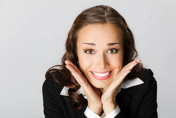 Mujer de negocios sorprendida — Foto de Stock