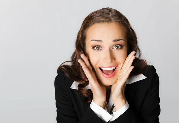 Mujer de negocios sorprendida —  Fotos de Stock