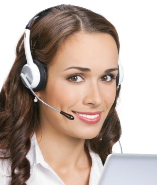 Telefon operatörü kulaklığı, izole 