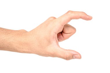 Bir şey gibi bir şişe tutan el kadar kapatın veya kırpma yoluyla izole üzerinde beyaz arka plan olabilir.