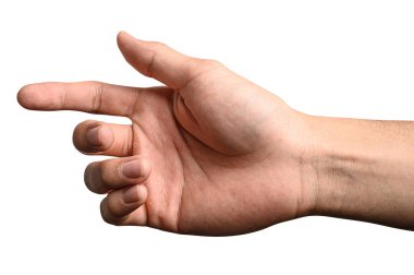 Bir şey gibi bir şişe tutan el kadar kapatın veya kırpma yoluyla izole üzerinde beyaz arka plan olabilir.