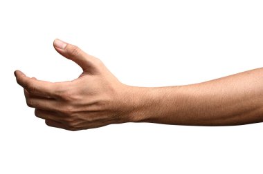 Bir şey gibi bir şişe tutan el kadar kapatın veya kırpma yoluyla izole üzerinde beyaz arka plan olabilir.