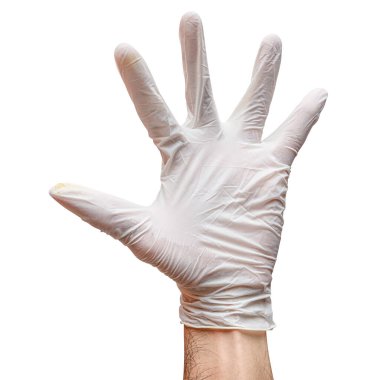 Doktor eli açık ve yardım etmeye ya da almaya hazır. Jest kırpma yolu ile beyaz arkaplanda izole edildi. Kurtuluşa uzanan ellere yardım etmek.