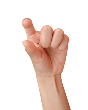 Bir şey gibi bir şişe tutan el kadar kapatın veya kırpma yoluyla izole üzerinde beyaz arka plan olabilir.