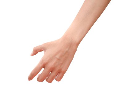 Bir şey gibi bir şişe tutan el kadar kapatın veya kırpma yoluyla izole üzerinde beyaz arka plan olabilir.