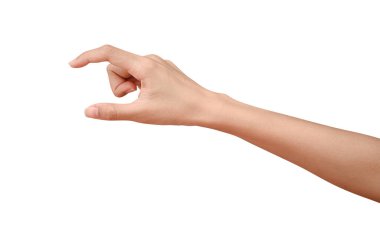 Bir şey gibi bir şişe tutan el kadar kapatın veya kırpma yoluyla izole üzerinde beyaz arka plan olabilir.