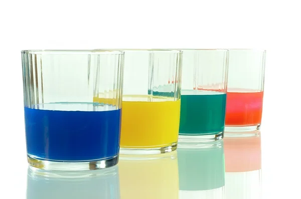 Four glasses — Stock Photo, Image