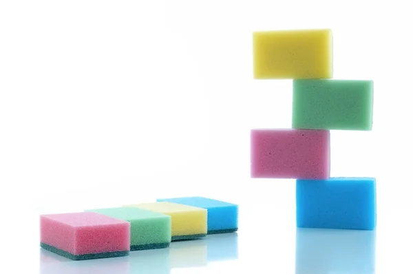 Colored sponges — Stock Photo, Image