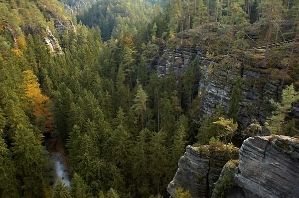 Pohled na řeku — Stock fotografie