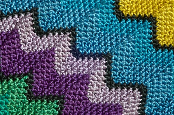 Detail kolor kołdry — Zdjęcie stockowe