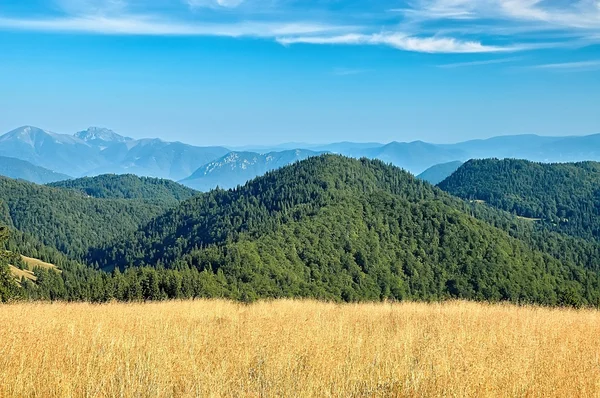 Pohled na slovenské hory — Stock fotografie