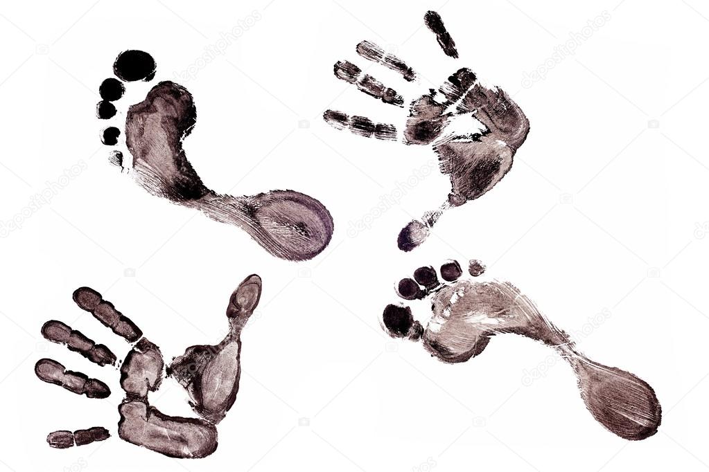 Imprint hands and foot