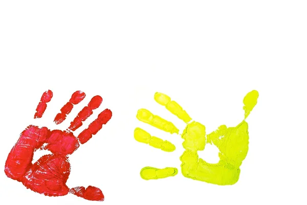 Imprint hands — Stock Photo, Image