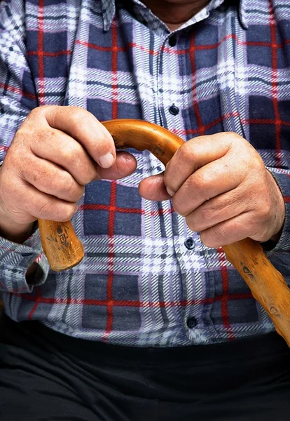 Hænder og pind - Stock-foto