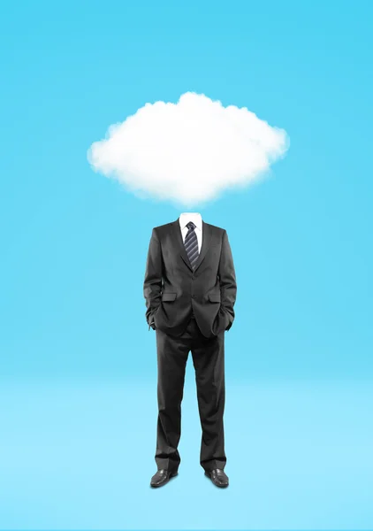 Man cloud head — Stock Photo, Image